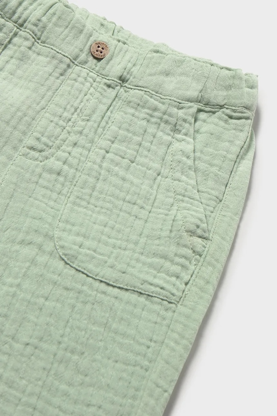 Chłopiec Mayoral spodnie bawełniane niemowlęce 1521.3C.Baby.PPY2 zielony