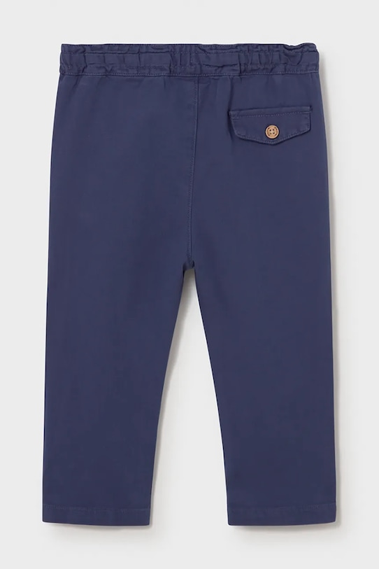Mayoral spodnie z domieszką lnu niemowlęce 1523.3C.Baby.PPY2 granatowy SS26