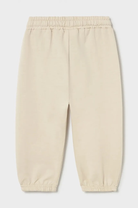 Mayoral spodnie dresowe dziecięce 1525.3G.Baby.PPY2 beżowy SS26