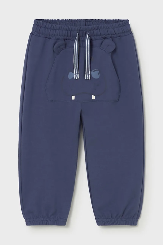 Mayoral spodnie dresowe dziecięce dzianina granatowy 1525.3G.Baby.PPY2