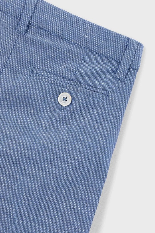 Chłopiec Mayoral spodnie z domieszką lnu dziecięce 3574.5B.Mini.PPY2 niebieski