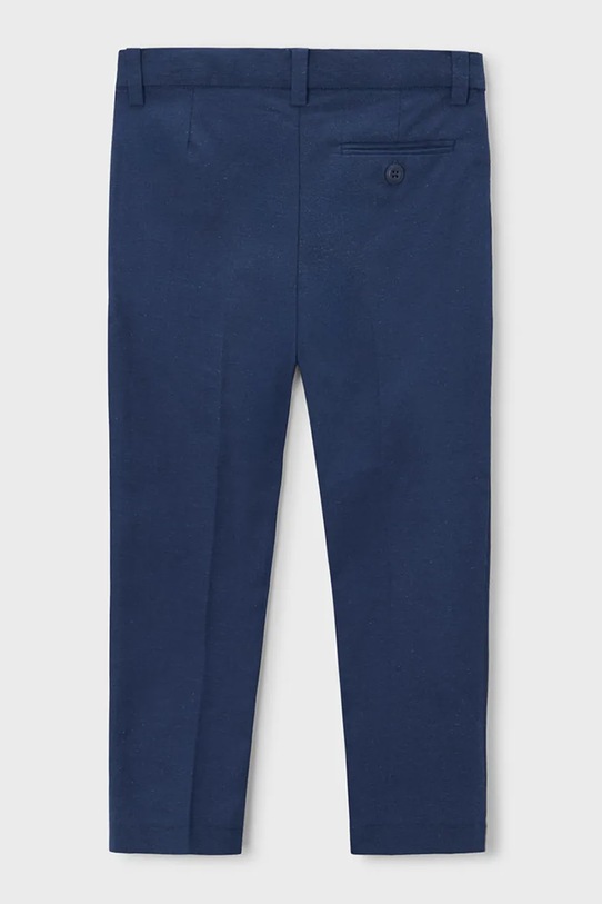Mayoral pantaloni cu amestec de in pentru copii 3574.5B.Mini.PPY2 bleumarin SS26