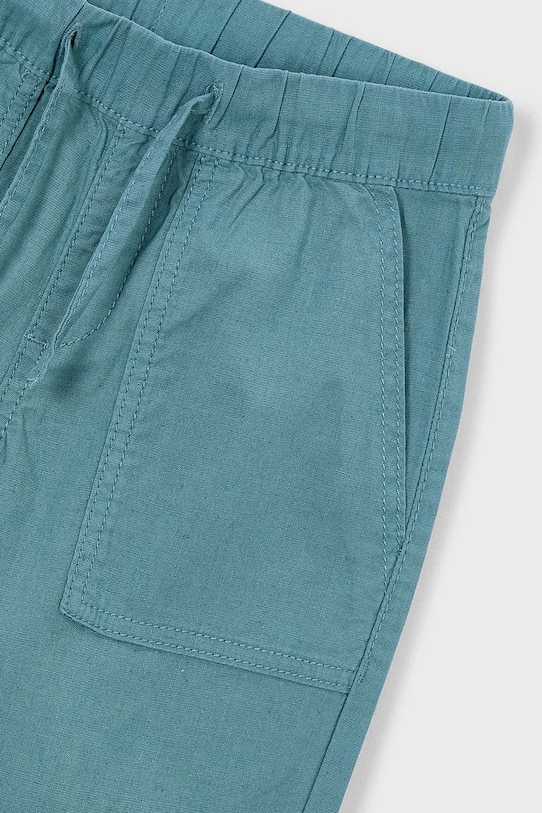 Mayoral pantaloni de in pentru copii turcoaz 3575.5C.Mini.PPY2