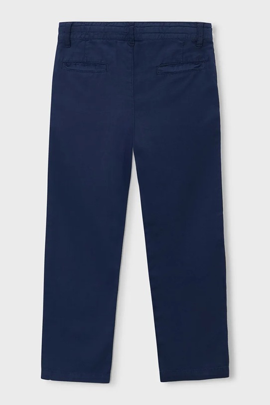 Mayoral spodnie dziecięce z dodatkiem lnu 3576.5C.Mini.PPY2 granatowy SS26