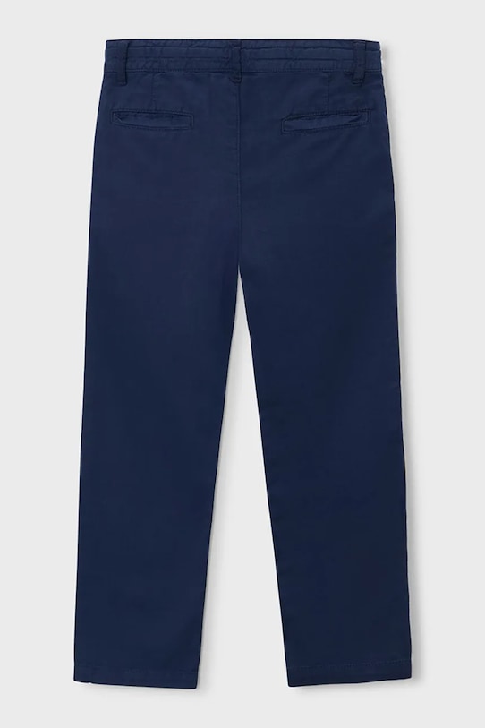 Mayoral spodnie dziecięce z dodatkiem lnu 3576.5C.Mini.PPY2 granatowy SS26