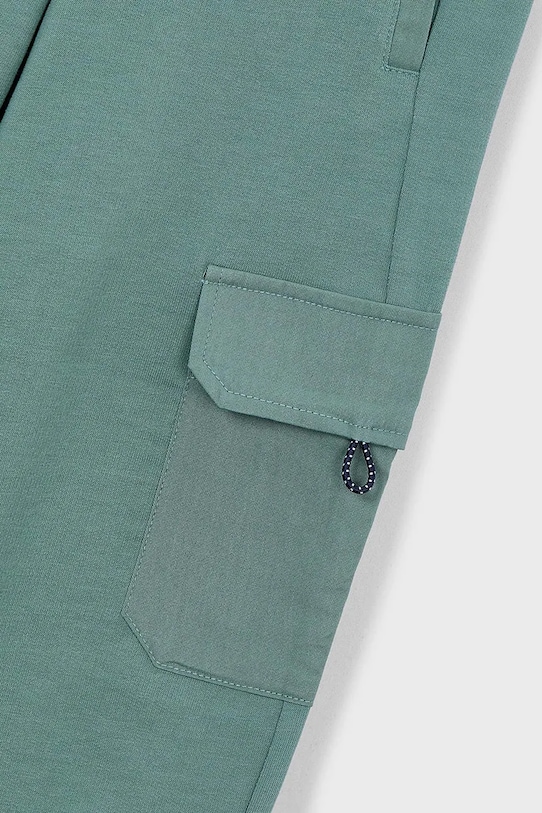 Mayoral spodnie dresowe dziecięce zielony 3582.5F.Mini.PPY2