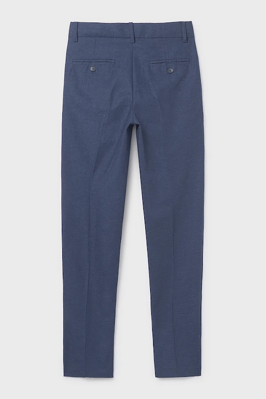 Chłopiec Mayoral spodnie z domieszką lnu dziecięce 6562.7A.Junior.PPY2 granatowy