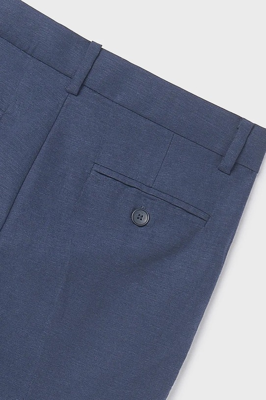 Mayoral spodnie z domieszką lnu dziecięce granatowy 6562.7A.Junior.PPY2