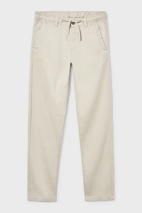Παιδικό βαμβακερό παντελόνι Mayoral βαμβάκι μπεζ 6564.7B.Junior.PPY2