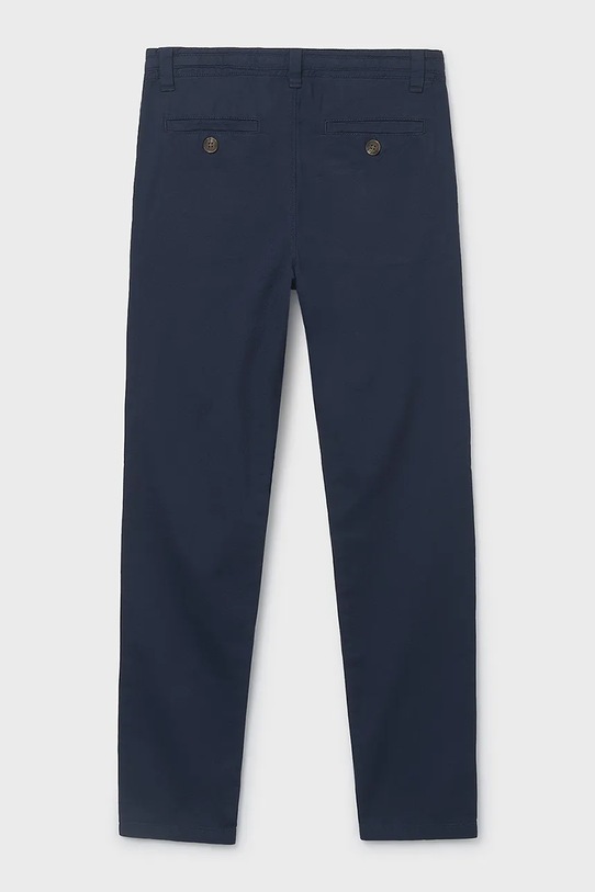 Mayoral spodnie bawełniane dziecięce 6564.7B.Junior.PPY2 granatowy SS26