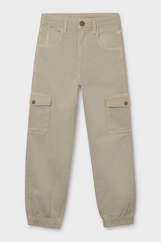 Mayoral spodnie dziecięce z elastanem beżowy 6566.7C.Junior.PPY2