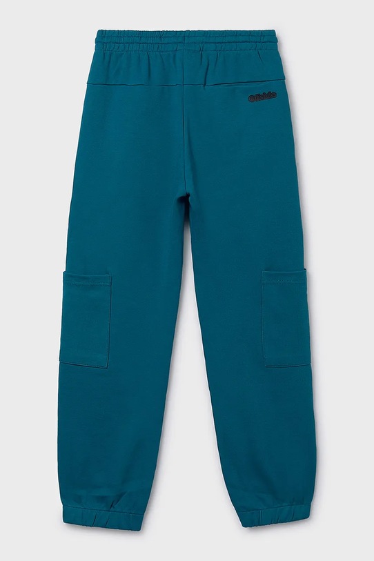 Mayoral spodnie dresowe dziecięce 6567.7D.Junior.PPY2 turkusowy SS26