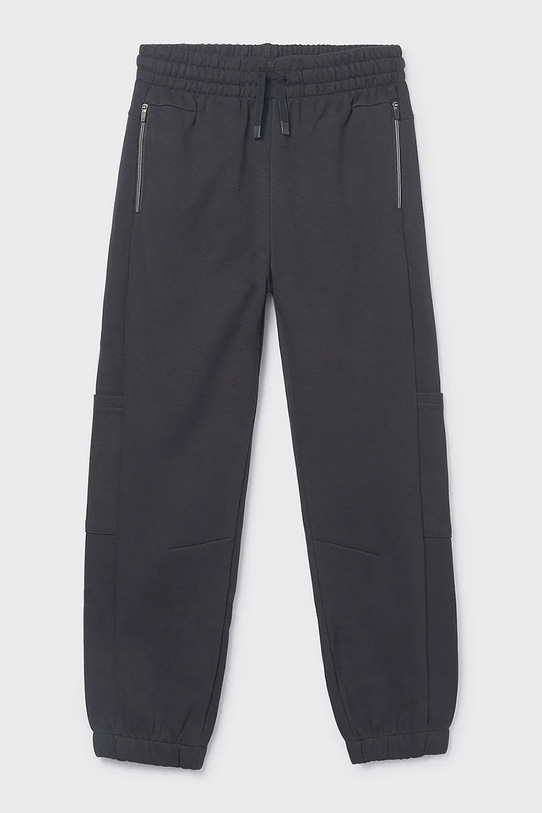 Mayoral spodnie dresowe dziecięce 6567.7D.Junior.PPY2 czarny SS26