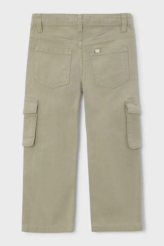 Mayoral spodnie sztruksowe dziecięce 3577.5D.Mini.PPY2 zielony SS26