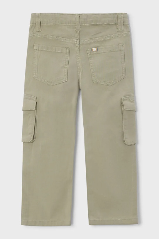 Mayoral spodnie sztruksowe dziecięce 3577.5D.Mini.PPY2 zielony SS26