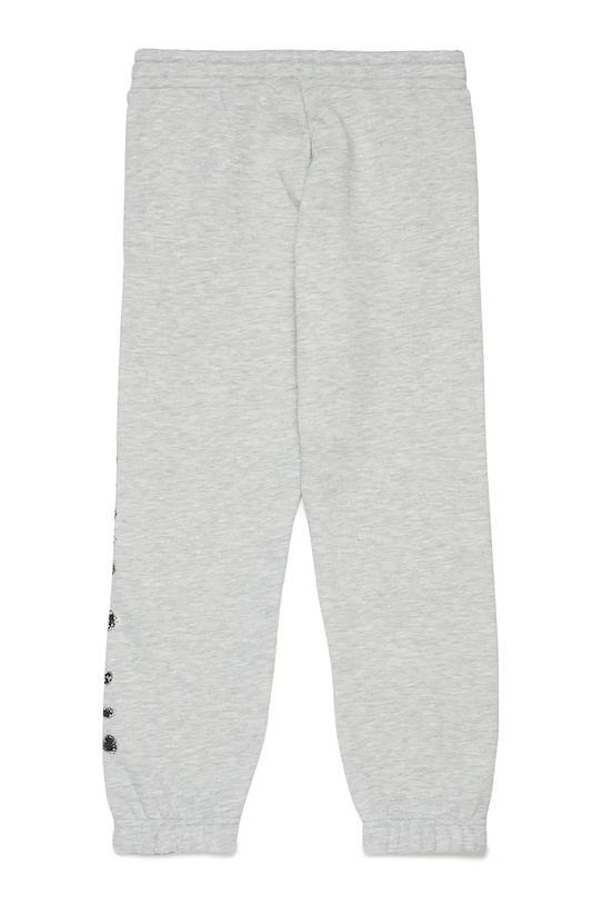 Diesel spodnie dresowe bawełniane dziecięce PANTLI TROUSERS J02445.KYAZ3 szary SS26