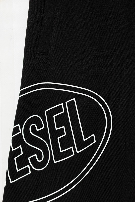 Chłopiec Diesel spodnie dresowe bawełniane dziecięce PCIRCLE TROUSERS J02661.0GEAD czarny