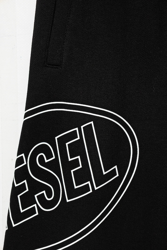 Chłopiec Diesel spodnie dresowe bawełniane dziecięce PCIRCLE TROUSERS J02661.0GEAD czarny