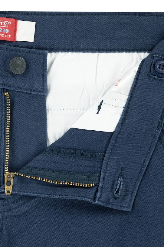 Дитячі бавовняні штани Levi's XX CHINO RELAXED STRAIGHT темно-синій 9EP697