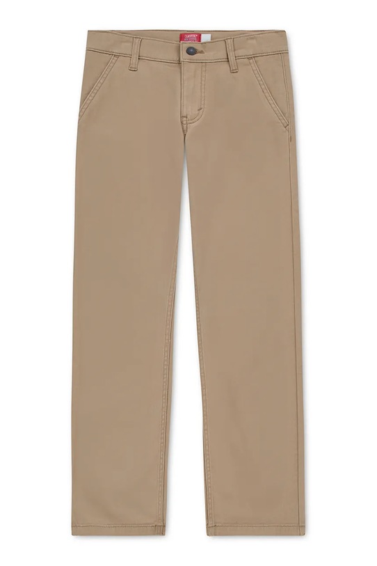 Дитячі бавовняні штани Levi's XX CHINO RELAXED STRAIGHT 9EP697 коричневий SS26