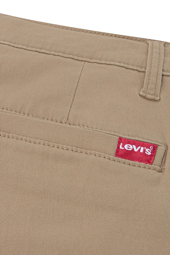 Дитячі бавовняні штани Levi's XX CHINO RELAXED STRAIGHT коричневий 9EP697