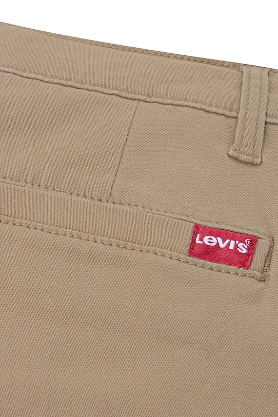 Дитячі бавовняні штани Levi's XX CHINO RELAXED STRAIGHT коричневий 9EP697