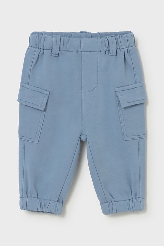Mayoral Newborn spodnie niemowlęce z elastanem niebieski 1508.1P.Newborn.PPY2