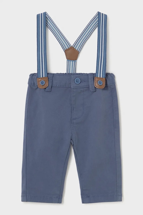 Mayoral Newborn spodnie niemowlęce 1596.1L.Newborn.PPY2 granatowy SS26