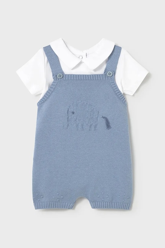 Mayoral Newborn komplet niemowlęcy dzianina niebieski 1609.1D.Newborn.PPY2