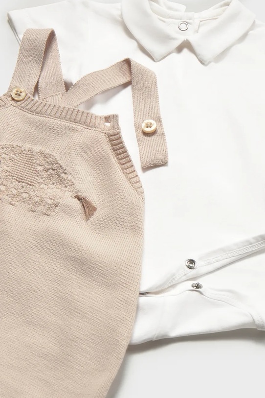 Chłopiec Mayoral Newborn komplet niemowlęcy 1609.1D.Newborn.PPY2 beżowy