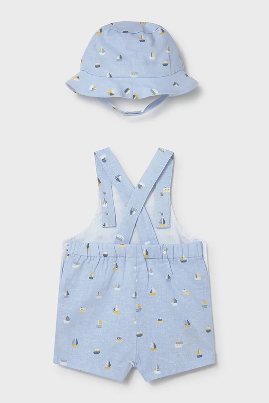 Mayoral Newborn ogrodniczki niemowlęce 1611.1M.Newborn.PPY2 niebieski SS26