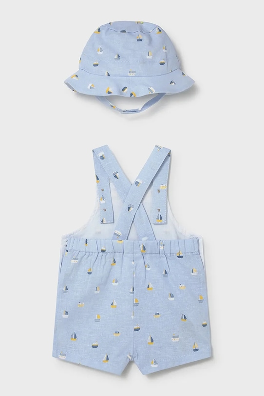Mayoral Newborn ogrodniczki niemowlęce 1611.1M.Newborn.PPY2 niebieski SS26