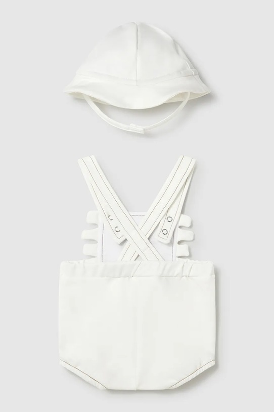 Mayoral Newborn ogrodniczki niemowlęce 1650.1Q.Newborn.PPY2 biały SS26