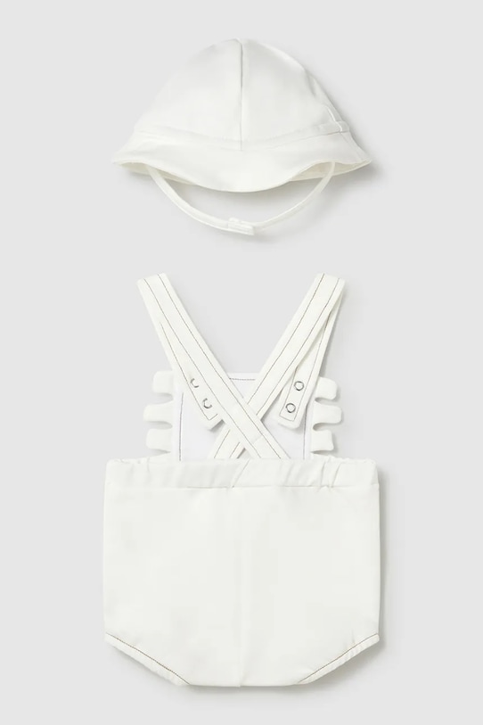 Mayoral Newborn ogrodniczki niemowlęce 1650.1Q.Newborn.PPY2 biały SS26