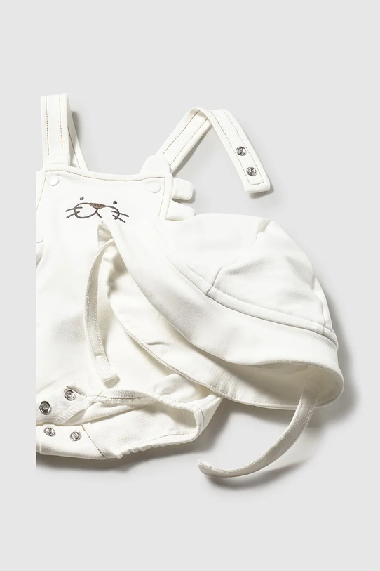 Chłopiec Mayoral Newborn ogrodniczki niemowlęce 1650.1Q.Newborn.PPY2 biały