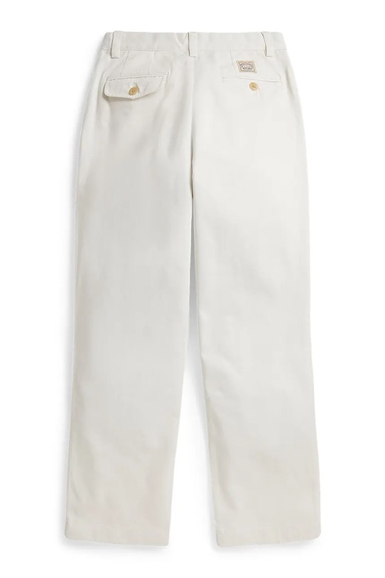 Παιδικό βαμβακερό παντελόνι Polo Ralph Lauren 323A12604001 λευκό SS26