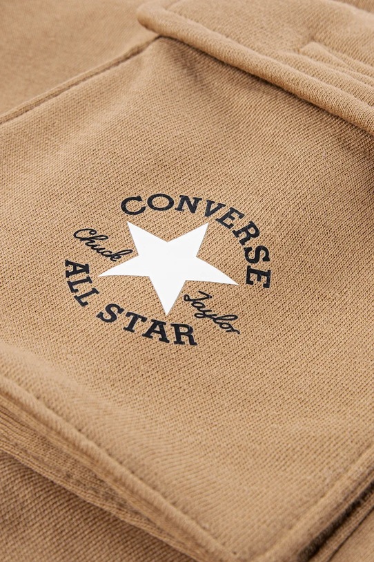 Converse spodnie dresowe dziecięce brązowy 9CH425
