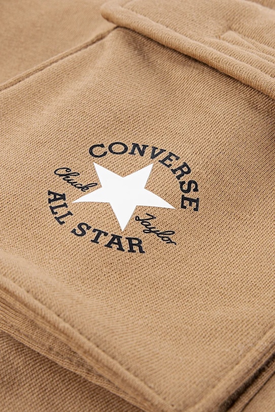 Dětské tepláky Converse hnědá 9CH425
