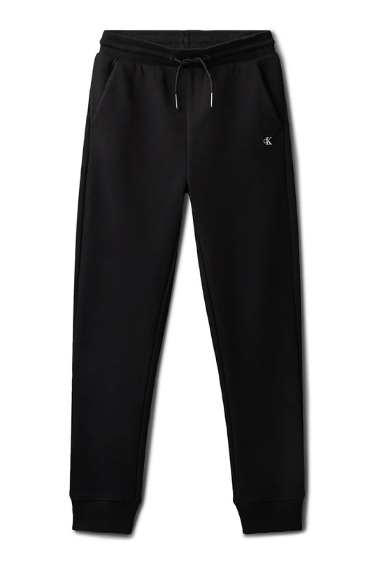 Calvin Klein Jeans gyerek melegítő pamuttal LV1CKSJC53.128.176.PPY2 fekete SS26