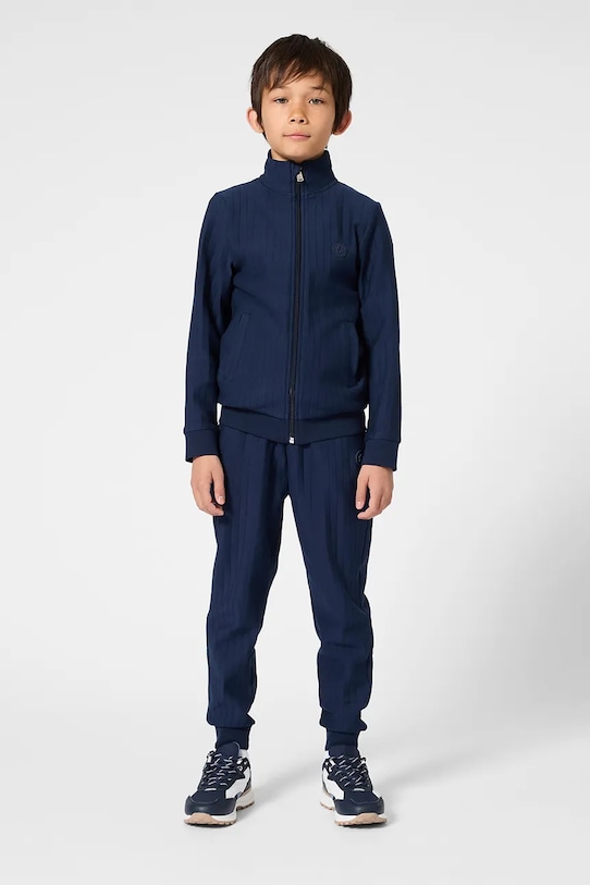 Dětské tepláky BOSS pletenina námořnická modř J53170.102.108