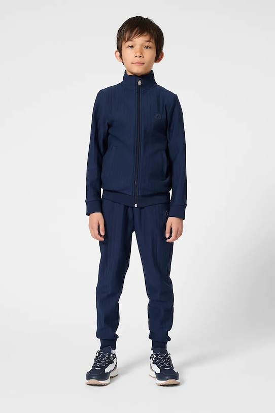 Dětské tepláky BOSS pletenina námořnická modř J53170.114.150