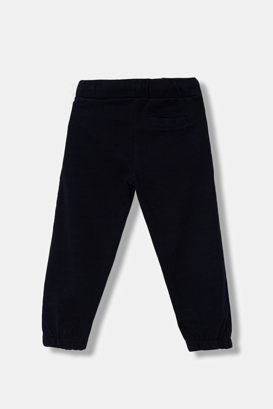 Guess spodnie dresowe bawełniane dziecięce N6GB00.KA6R4.PPY2.M granatowy SS26
