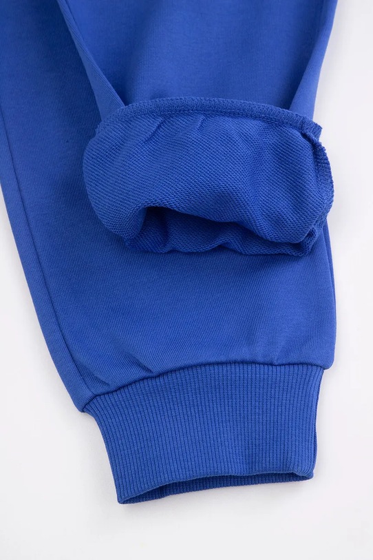 Детски памучен панталон Coccodrillo син WC6120103VBA