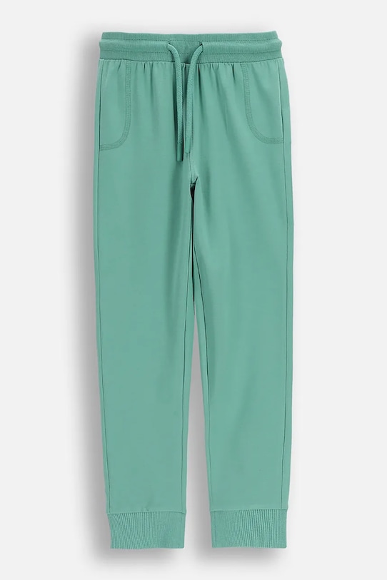 Dětské tepláky Coccodrillo pletenina tyrkysová WC6122101VBA