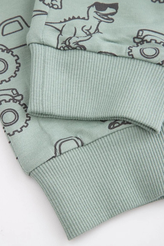 Παιδικό βαμβακερό παντελόνι Coccodrillo μπεζ WC6122701NBK