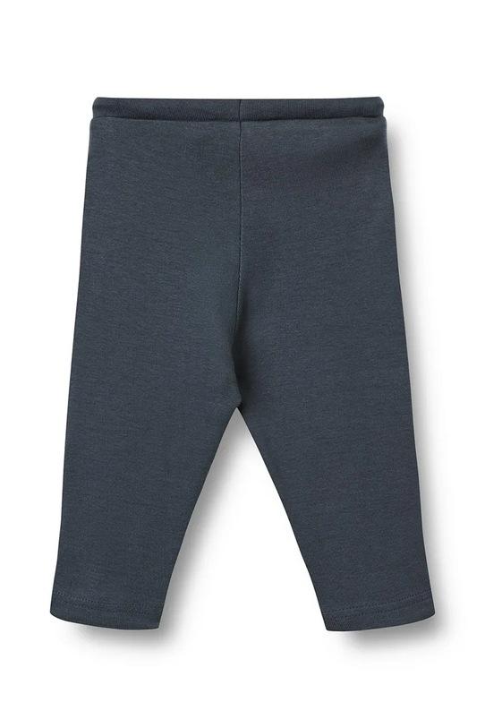 Wheat spodnie bawełniane niemowlęce 6872.010.GOTS granatowy SS26