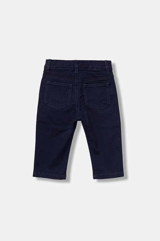 United Colors of Benetton spodnie dziecięce bawełniane z elastanem 4TCGGE009.P.Riproposto granatowy SS26