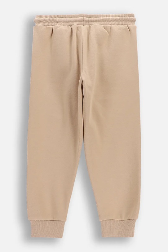 Coccodrillo donji dio trenirke za djecu s pamukom WC6120103NBK bež SS26