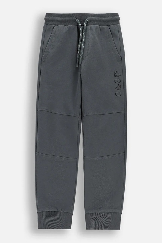 Coccodrillo dětské bavlněné tepláky šedá WC6120104NBK