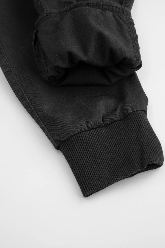 Coccodrillo παντελόνι cargo παιδικό με βαμβάκι μαύρο WC6119106CTB